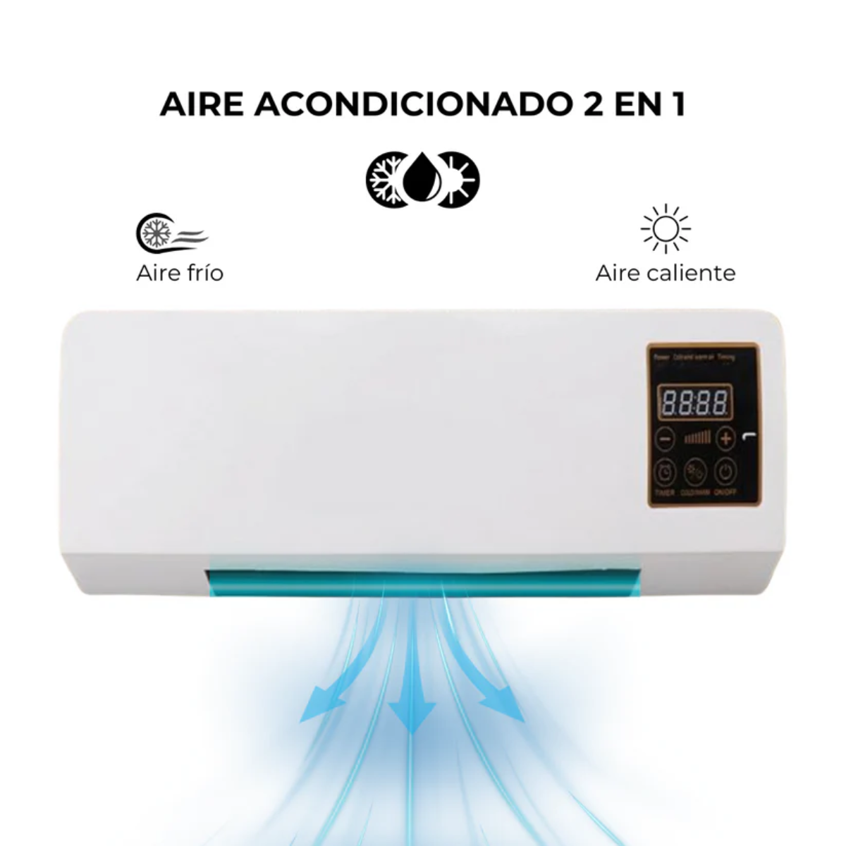 MiniCool Pro 2 en 1 - Ventilador Portátil