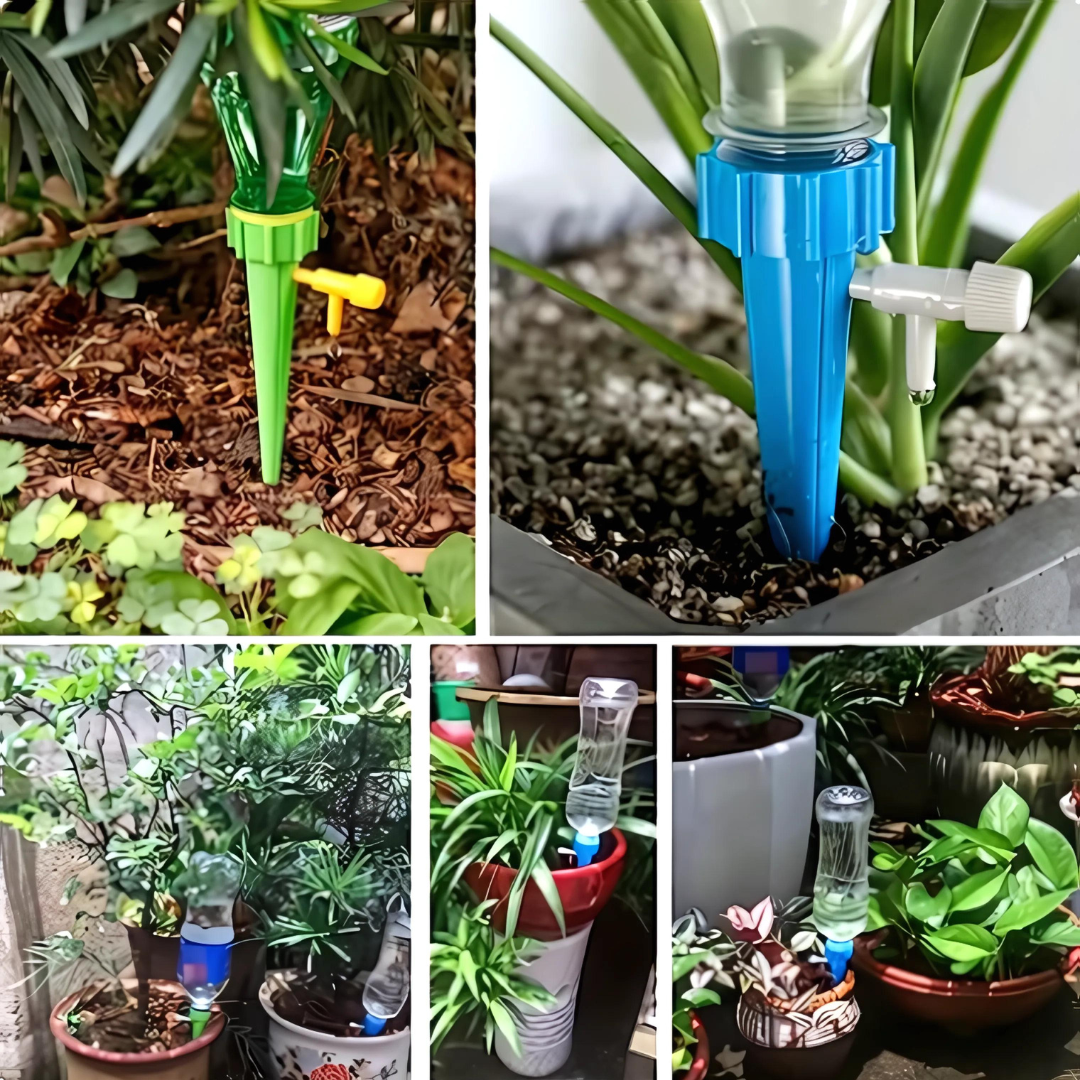 SAVINGS PACK | 10 + 2 automatic drip irrigation stakes