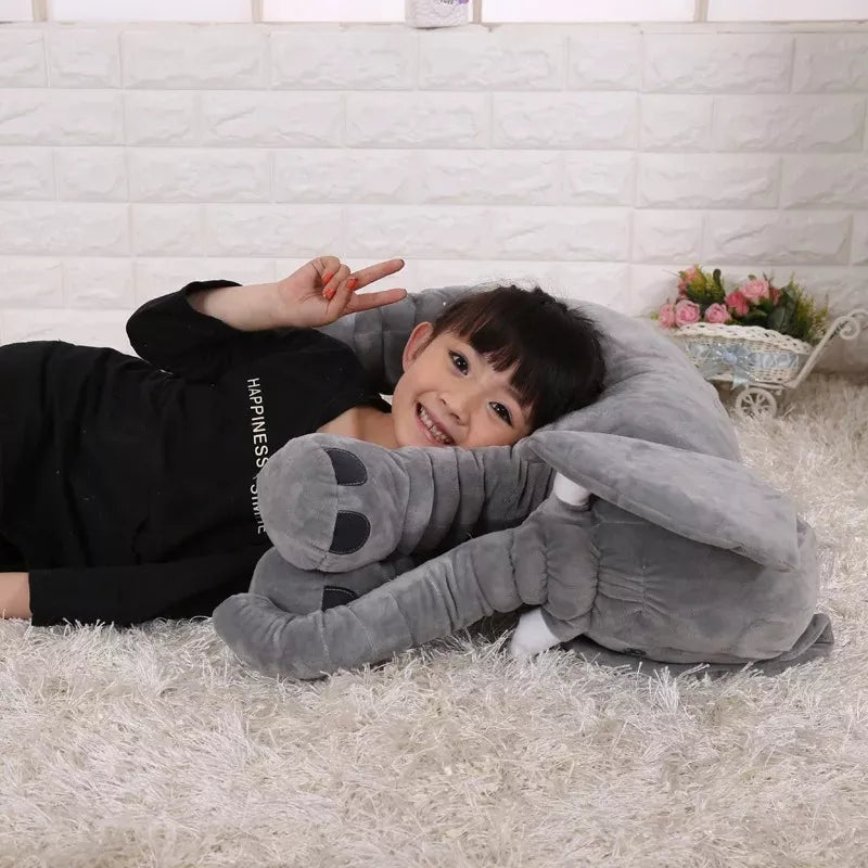 Elephant Attachment Plush Baby Pillow Cushion