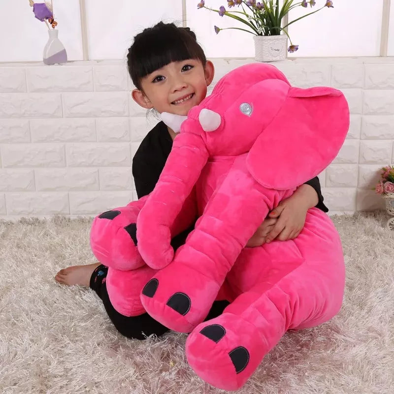 Elephant Attachment Plush Baby Pillow Cushion