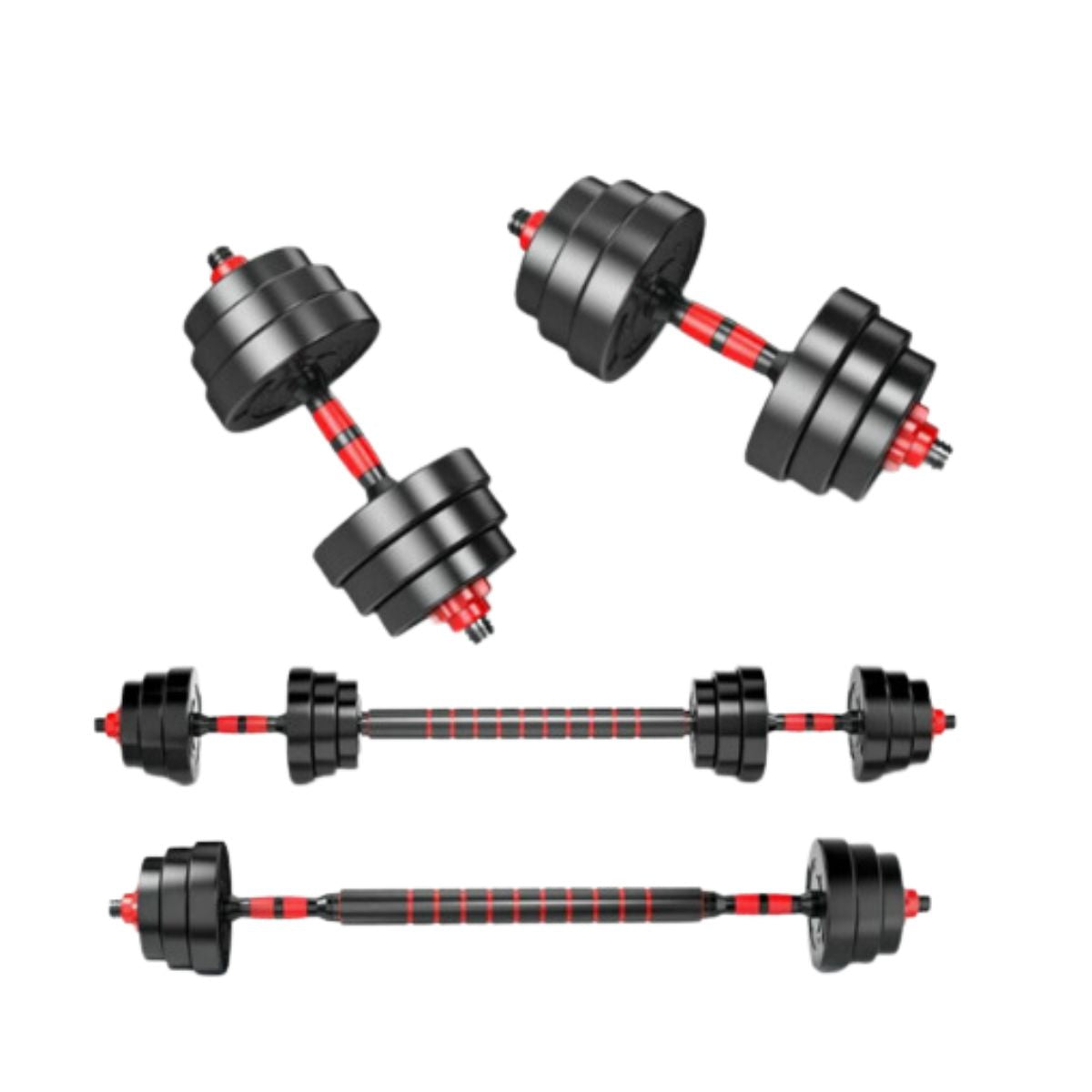 Adjustable Dumbbells with Connecting Bar - 20 Kg